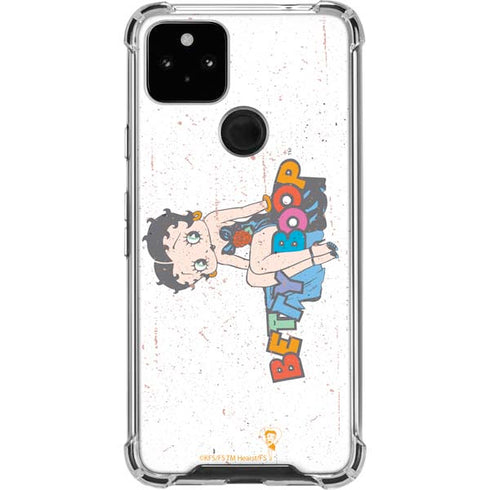 Betty Boop Splatter Google Pixel 5a 5G Clear Case